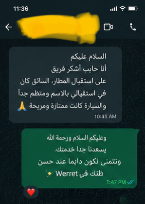 Weret Customer Review