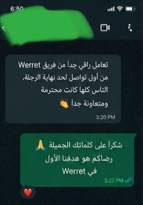 Weret Customer Review